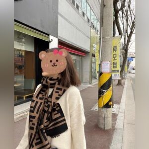 Pre-loved Fendi wool scarf